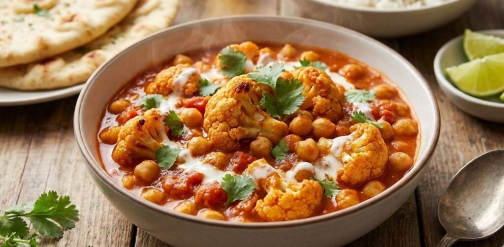 Cauliflower and Chickpea Curry