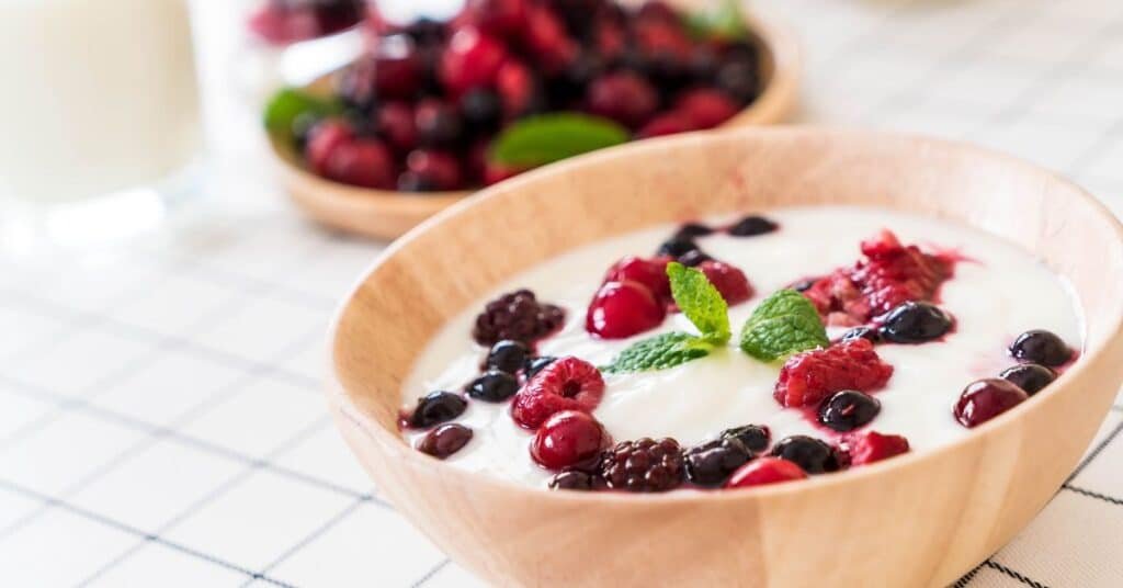 Greek Yogurt with Mixed Berries