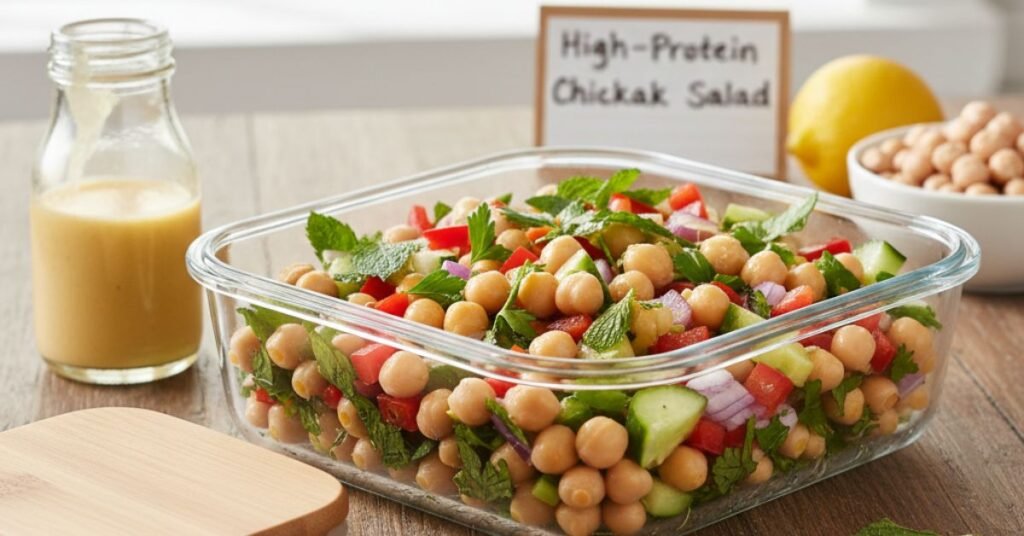 High-Protein Chickpea Salad