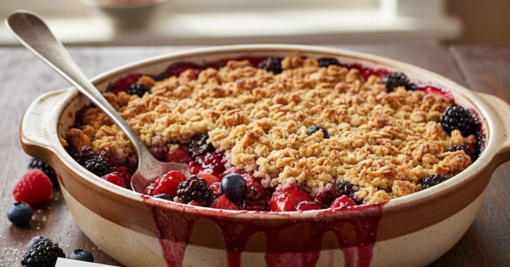 Mixed Berry Crumble