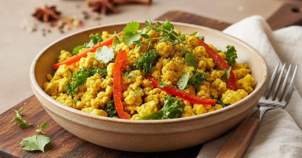 Tofu Scramble with Turmeric
