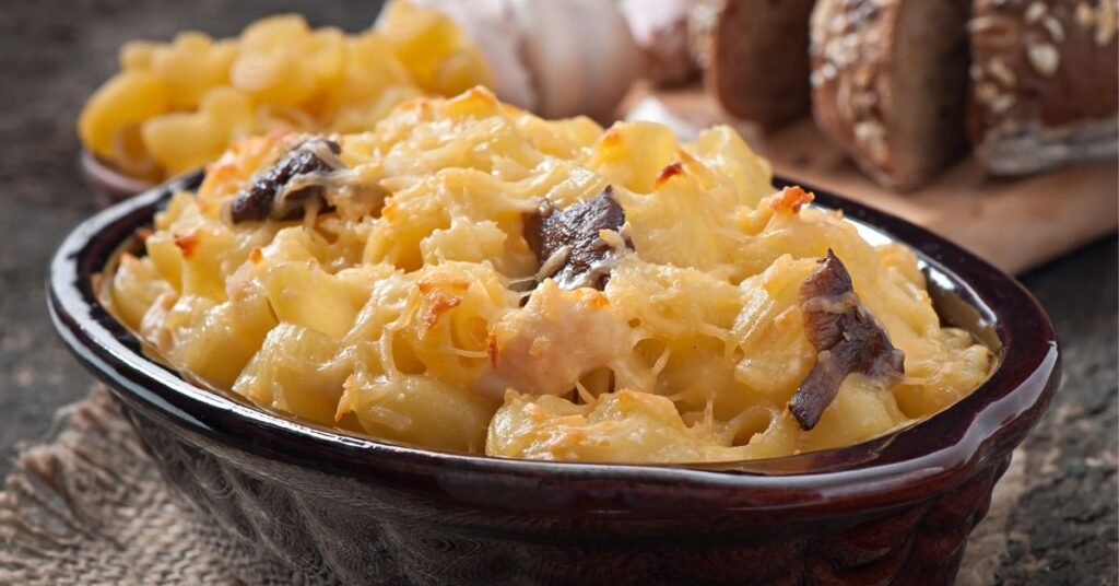 High-Protein Buffalo Mac and Cheese