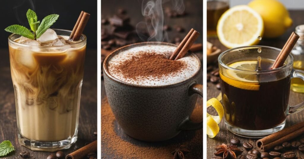 3 Delicious Variations of cinnamon coffee