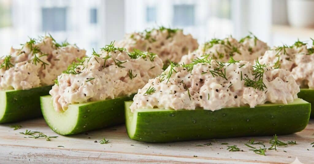 Tuna & Cucumber Boats
