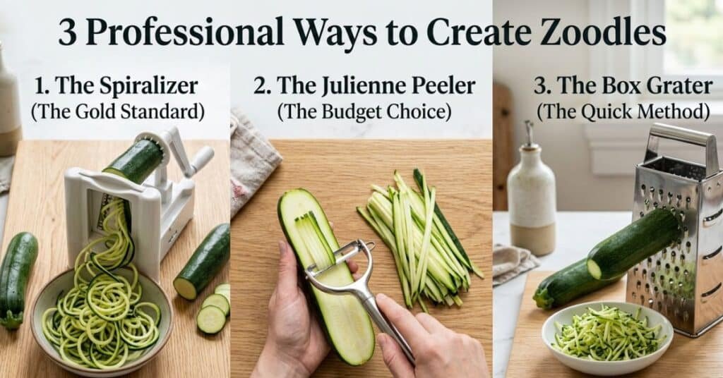 3 Professional Ways to Create Zoodles