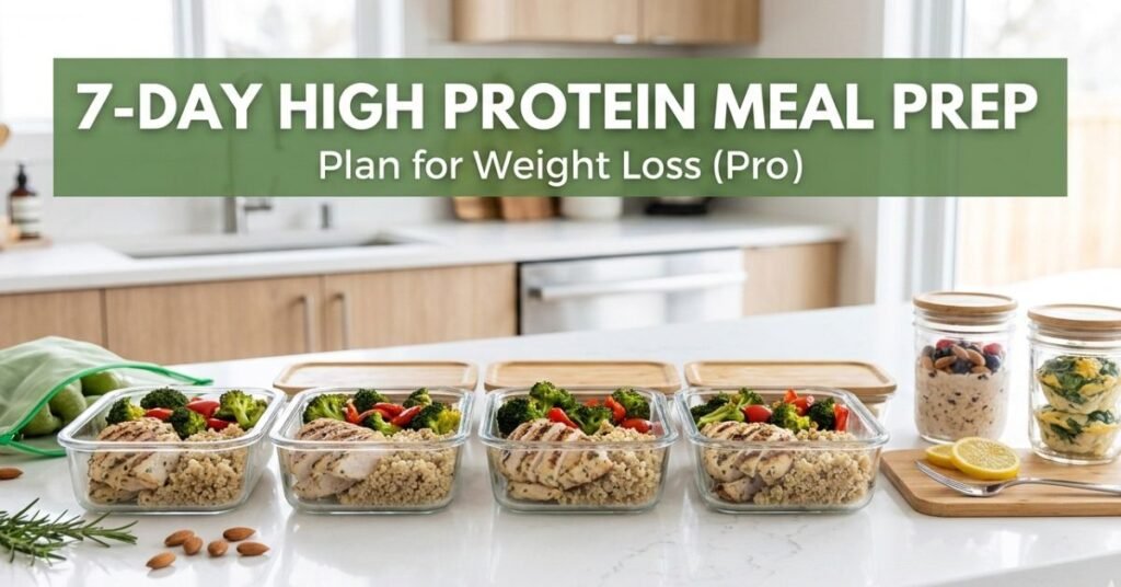 7-Day High Protein Meal Prep Plan for Weight Loss: The Ultimate Guide