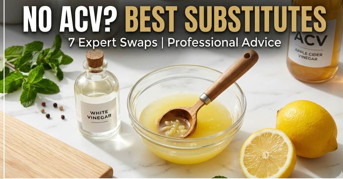 The Ultimate Guide: Best Substitutes for Apple Cider Vinegar (ACV)