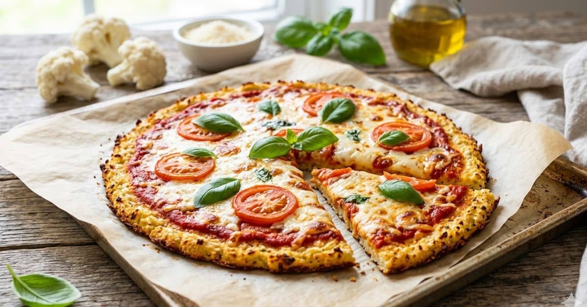 The Ultimate Crispy Gluten-Free Cauliflower Pizza Crust Recipe