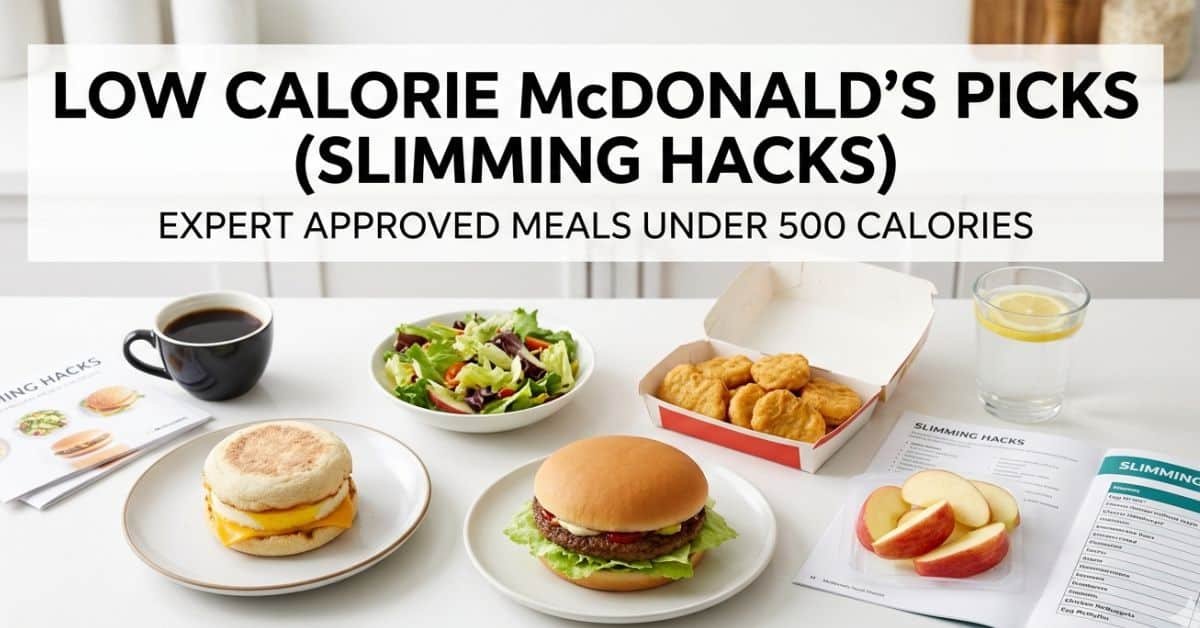 The Ultimate Low-Calorie McDonald’s Guide: Healthy Eating in 2026