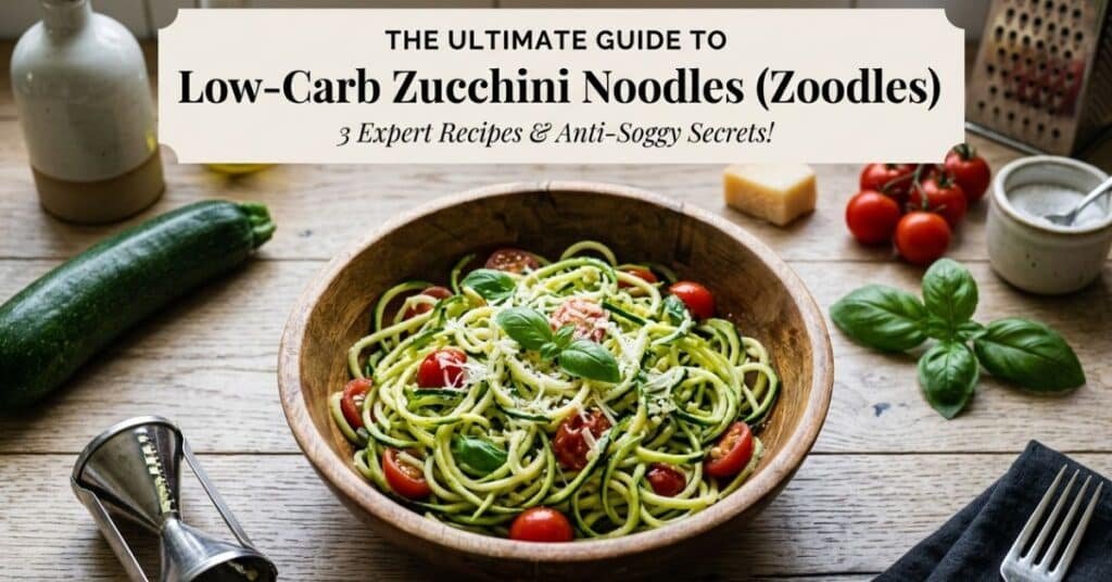 The Ultimate Guide to Low-Carb Zucchini Noodles (Zoodles): Master the Art of Healthy Pasta