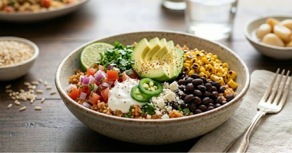Mexican-Style Brown Rice Bowl