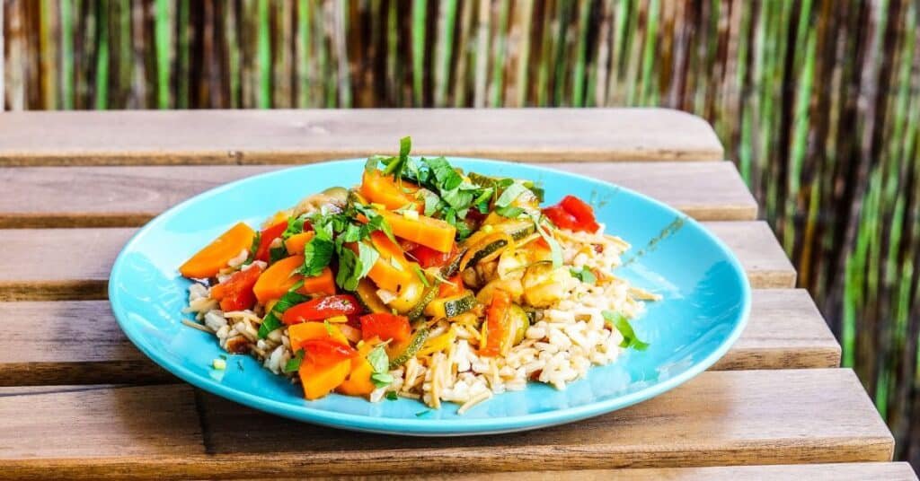 Rainbow Veggie Stir-Fry