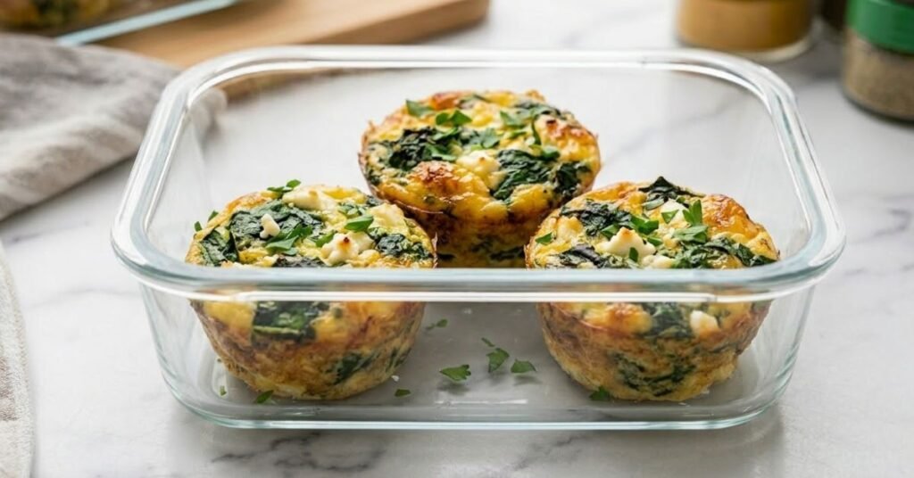 Spinach and Feta Egg Muffins