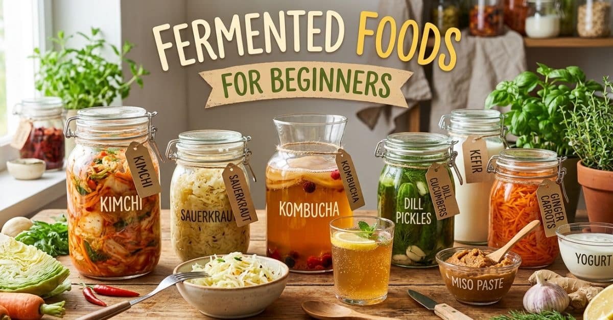 Fermented Foods for Beginners: A Simple Guide to a Happy Gut
