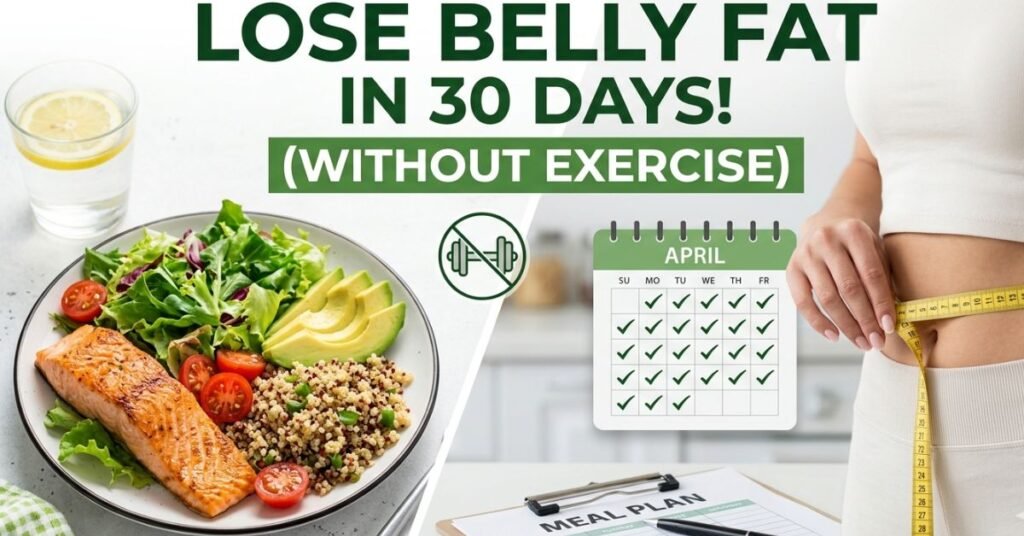 How to Lose Belly Fat in 30 Days Without Exercise: A Complete Guide How to Lose Belly Fat in 30 Days Without Exercise: A Complete Guide