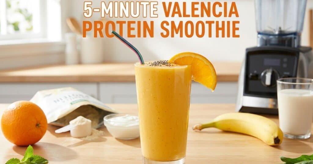 5-Minute Valencia Protein Smoothie