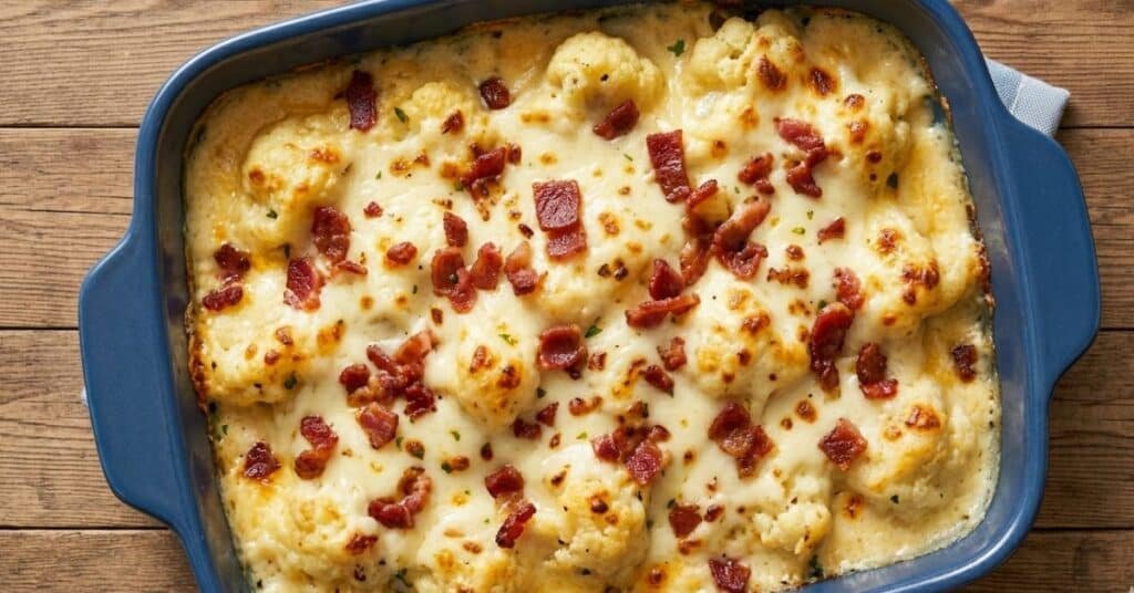 Cheesy Cauliflower Bake