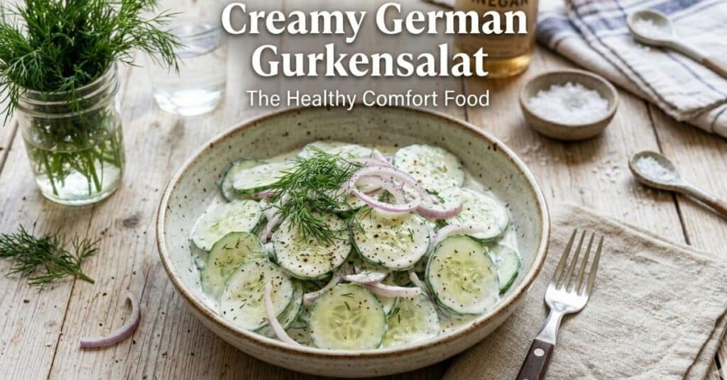 Creamy German Gurkensalat