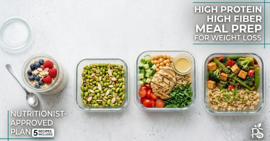 The Ultimate High-Protein, High-Fiber Meal Prep Guide for Sustainable Weight Loss The Ultimate High-Protein, High-Fiber Meal Prep Guide for Sustainable Weight Loss
