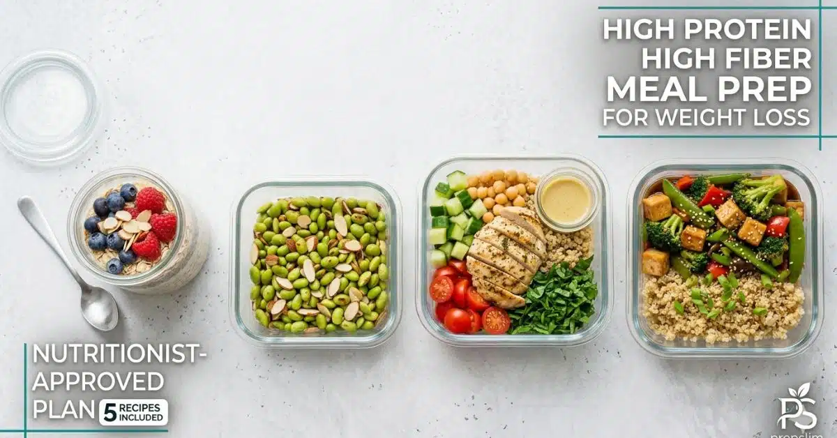 High-Protein, High-Fiber Meal Prep