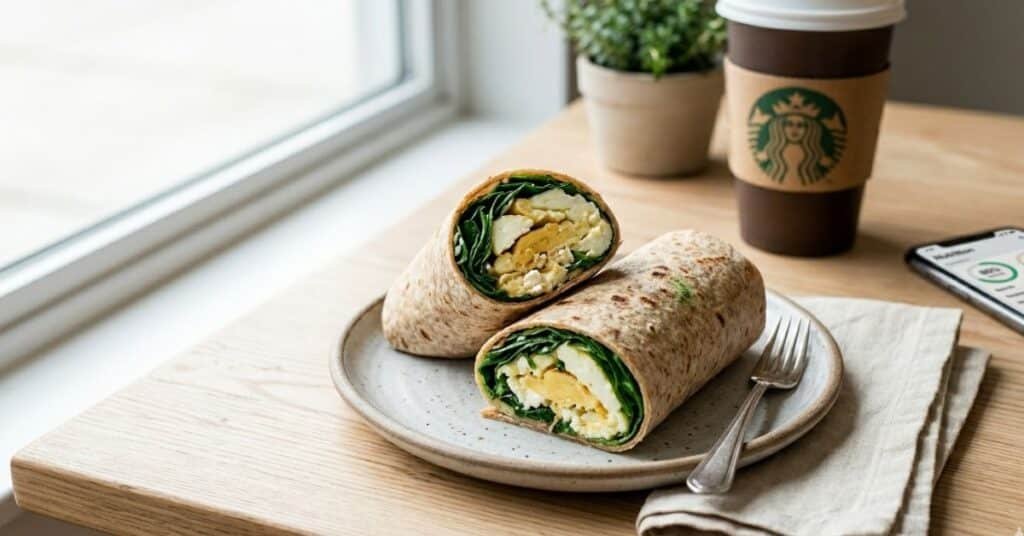 Spinach, Feta & Egg White Wrap