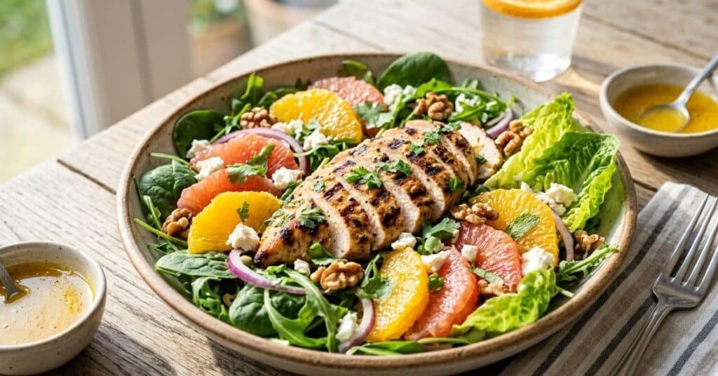 Valencia Citrus & Grilled Chicken Salad