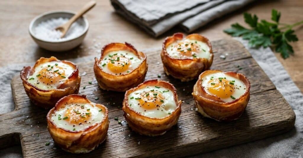 Bacon-Wrapped Egg Cups
