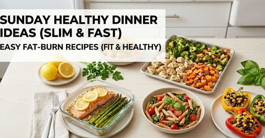 5 Quick & Healthy Sunday Dinner Ideas to Start Your Week Right 5 Quick & Healthy Sunday Dinner Ideas to Start Your Week Right