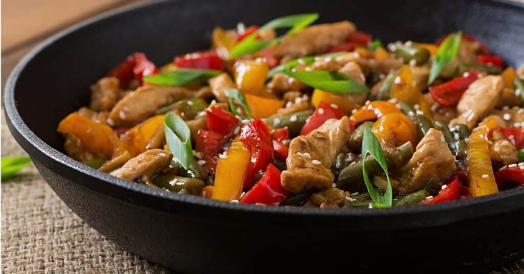 Garlic Ginger Chicken Stir-Fry with Bok Choy