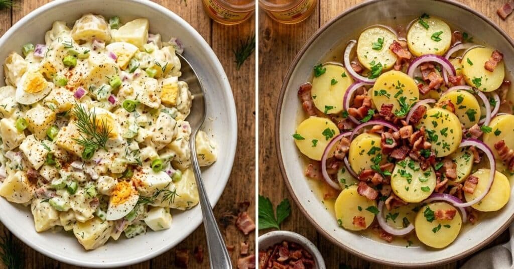 Mayo-Based vs. Vinegar-Based Potato Salad